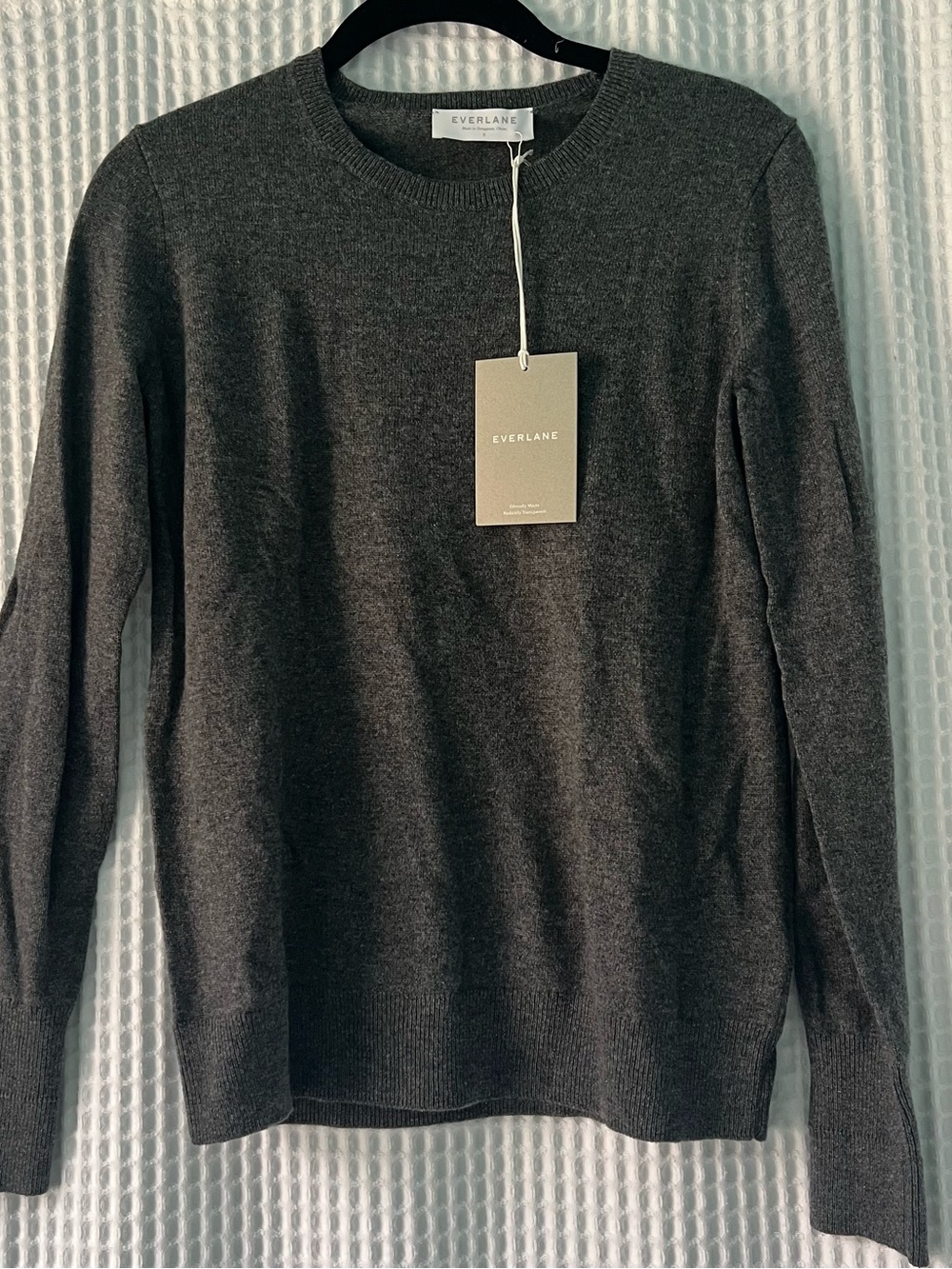 Everlane Charcoal Gray Women's Crewneck Sweater